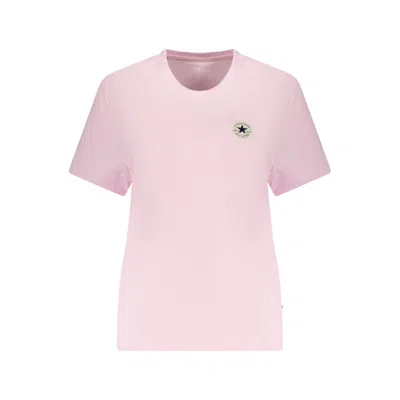 Converse Pink Cotton T-shirt