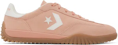 CONVERSE PINK RUN STAR LOW TOP SNEAKERS