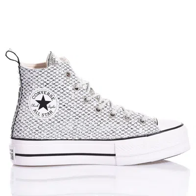 Converse Platform Denim Camo Sneaker In Gray