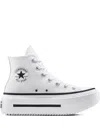 Converse Platform Lace-up Sneakers In White