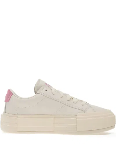 Converse Platform Leather Cruise Trainers In Neutral