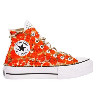 Converse Platform Multicolour Sneakers In White