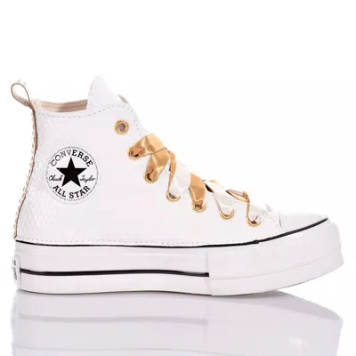 Converse Platform Sneakers For Women - Elevate Your Style In Gold