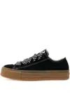 Converse Platform Suede Sneakers In Black
