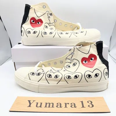 Pre-owned Converse Play Chuck Taylor Cdg Comme Des Garcons 4types Us 3-11.5 Brand In 1cl703(white/hi)