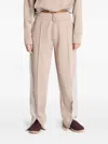Converse Pleated Track Pants In Brown