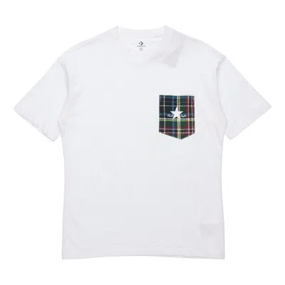 Converse Pocket Casual Short-sleeve Tee Mens White