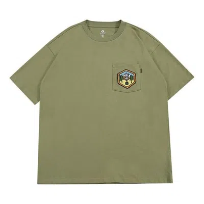 Converse Pocket Logo T-shirt 'army Green'