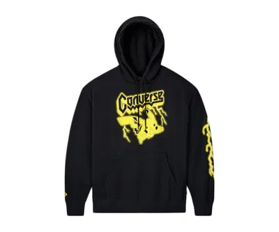 Pre-owned Converse Pokemon 25th Celebration Hoodie In Black