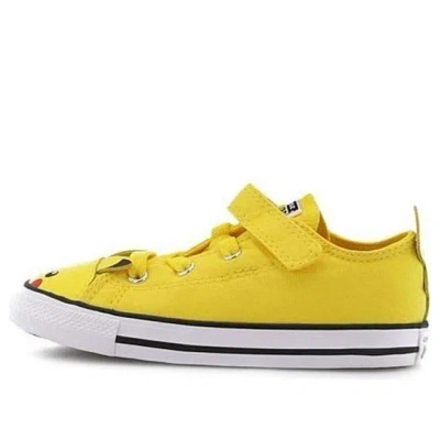 Converse Pokemon X Chuck Taylor All Star Easy-on Low Td 'pikachu' In Yellow