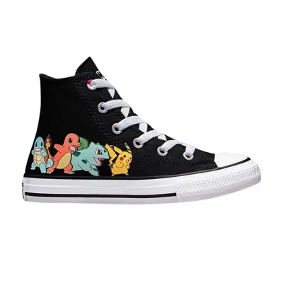Pre-owned Converse Pokemon X Chuck Taylor All Star High Ps 'first Partners' | Black | Kid's Size 11