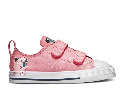 Converse Babies'  Pokemon X  Chuck Taylor All Star Easy-on Low Td 'jigglypuff' In Pink