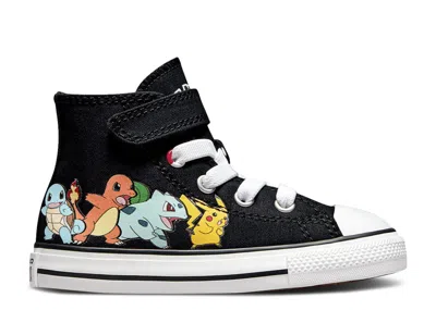 Converse Babies'  Pokemon X  Chuck Taylor All Star High Td 'first Partners' In Black