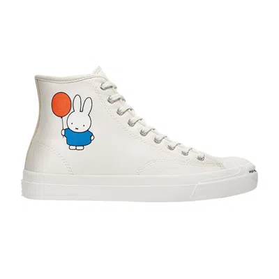 Pre-owned Converse Pop Trading Company X Jack Purcell Pro High 'miffy - Egret' In Cream
