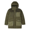 Converse Premium Mid Down Jacket 'cargo Khaki' In Green