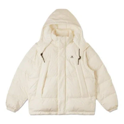 Converse Premium Short Down Jacket 'egret' In Neutral