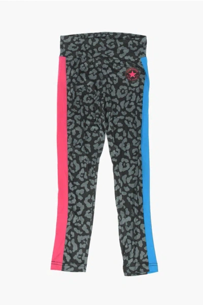 Converse Printed Leggings In Blue
