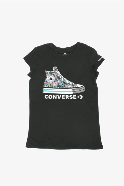 Converse Printed T-shirt In Black