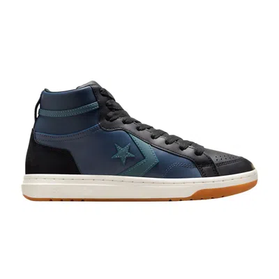 Pre-owned Converse Pro Blaze Classic Mid 'midnight Pass Black' | Blue | Men's Size 9.5