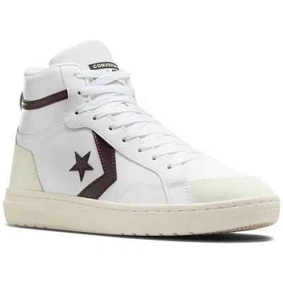 Converse Pro Blaze Clssic Mens Logo Leather High-top Sneakers In Multi