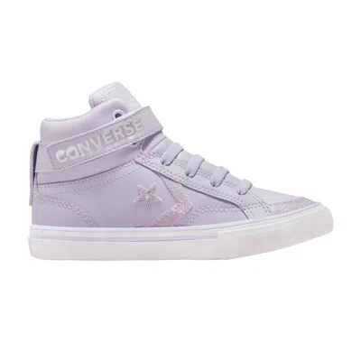 Pre-owned Converse Pro Blaze Strap Easy-on High Ps 'vapor Violet Glitter' | Purple | Kid's Size 13