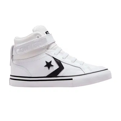 Pre-owned Converse Pro Blaze Strap Leather High Ps 'white Black' | Kid's Size 11