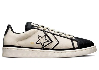 Pre-owned Converse Pro Leather Joshua Vides Natural Sneakers In Ivory/black/white