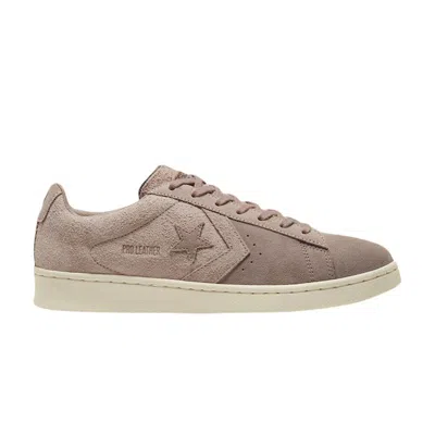 Pre-owned Converse Pro Leather Low 'earth Tone Suede - Shadow Grey'