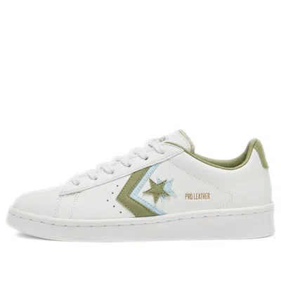 Converse Pro Leather Low 'sunblocked - Sage Blue' In White
