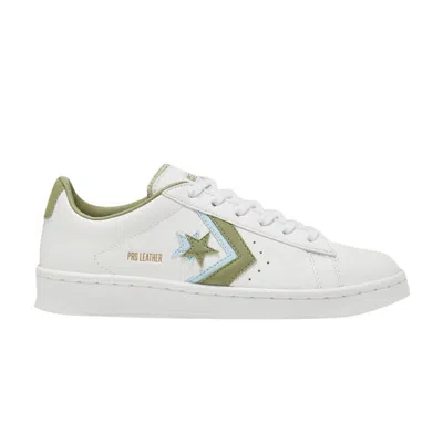 Pre-owned Converse Pro Leather Low 'sunblocked - Sage Blue' In White