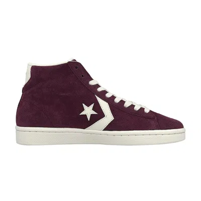 Pre-owned Converse Pro Leather Mid 'dark Sangria' In Red