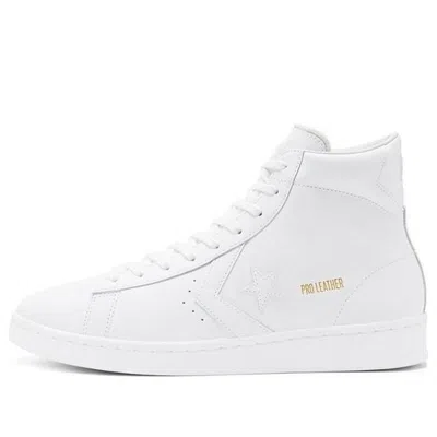 Converse Mens  Pro Leather Mid In White/white/white