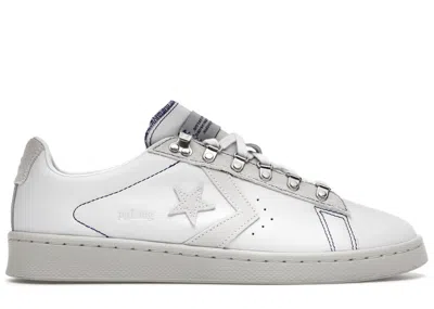 Pre-owned Converse Pro Leather Pglang Sneakers In White/vaporous Grey