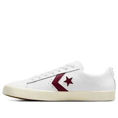 Converse Pro Leather Vulc Pro 'white Deep Bordeaux'