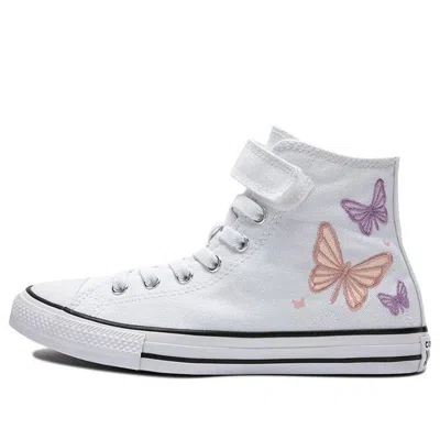Converse (ps)  Chuck Taylor All Star Easy-on Butterflies 'white Pink Phase Grape Fizz'