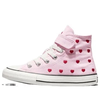 Converse (ps)  Chuck Taylor All Star Easy-on 'hearts And Roses' In Pink
