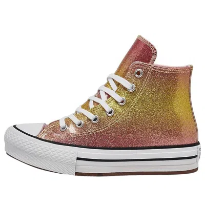 Converse (ps)  Chuck Taylor All Star Eva Lift Platform High 'citrus Glitz' In Pink