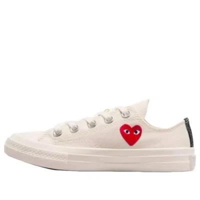 Converse (ps)  X Comme Des Garcons Play Chuck Taylor All Star 70 Ox 'single Heart Milk' In Multi