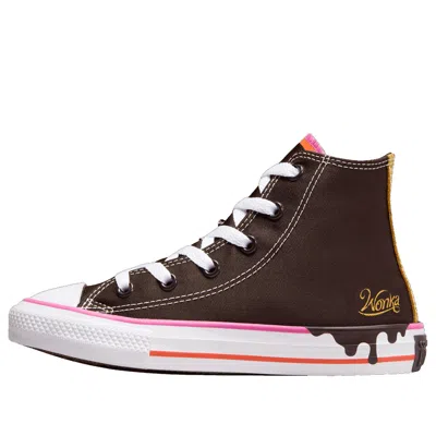 Converse (ps)  X Wonka Chuck Taylor All Star High Top 'velvet Brown'