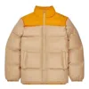 Converse Puffer Winter Jacket 'beige Tan' In Brown