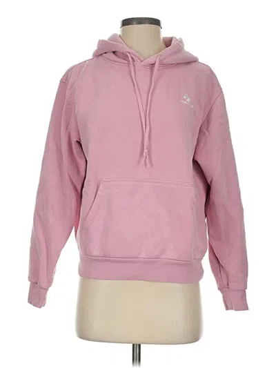 Pre-owned Converse Pullover Hoodie In Pink