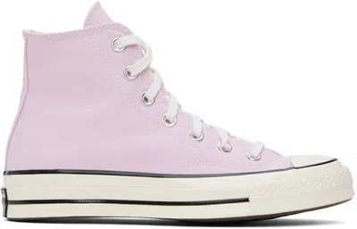 Converse Purple Chuck 70 High Top Sneakers In Stardust Lilac/egret