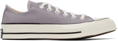 Converse Purple Chuck 70 Low Top Sneakers In Mauve Stone/egret/bl