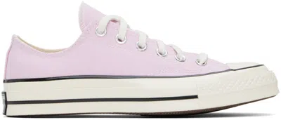 Converse Purple Chuck 70 Low Top Sneakers In Stardust Lilac/egret
