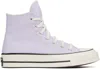 Converse Purple Chuck 70 Seasonal Color Sneakers In Vapor Violet/egret/b