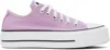 Converse Purple Chuck Taylor All Star Lift Platform Low Top Sneakers In Amthst/wht/blk