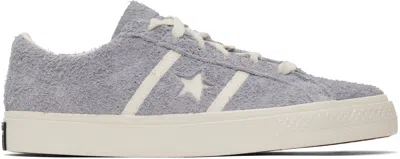 Converse Purple Cons One Star Academy Pro Suede Sneakers In Lavender Trek/egret/