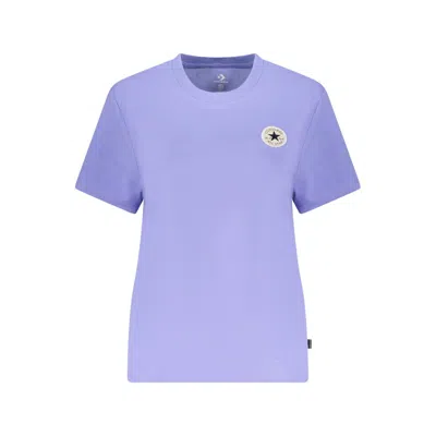 Converse Purple Cotton Sportswear In Blue