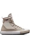 Converse Quilted High-hop Sneakers In Neutral