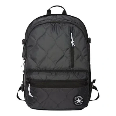 Converse Quilted Straight Edge Backpack 'black'